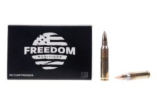 Freedom Munitions 5.56 NATO FMJ ammunition.